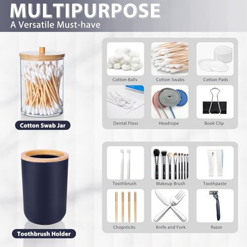 Imucci IZ0124 4SET Bathroom Accessories Set 5Piece Plastic Bathroom Decor Sets Accessories, Toothbrush Holder, Toothbrush Cup, Soap Dispenser, Soap Dish thumb #7