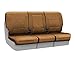 Coverking Custom Fit Front 40/20/40 Seat Cover for Select Nissan Titan Models - Velour (Tan)