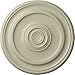 Ekena Millwork CM20KPCYF Kepler Traditional Ceiling Medallion, 19 3/4"OD x 1 1/2"P (For Canopies up to 4 1/2"), Hand-Painted Clear Yellow