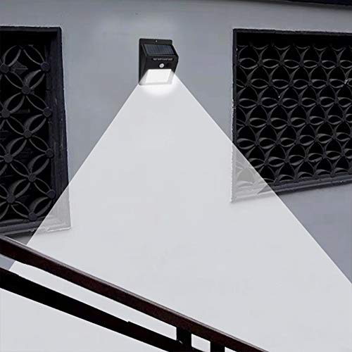 Luminaria Solar Parede 25 Leds Externa 5 unidades Energia Sensor de movimento luz Iluminação Lampada