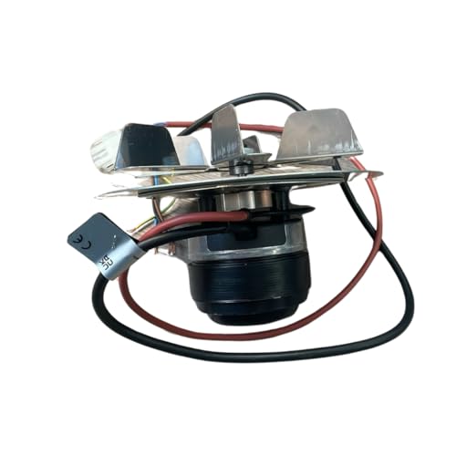 Absaugung - Rauchabsaugung für Pelletöfen mit ECOFIT 2RECA3-Motor und Laufrad aus AISI 430-Stahl.