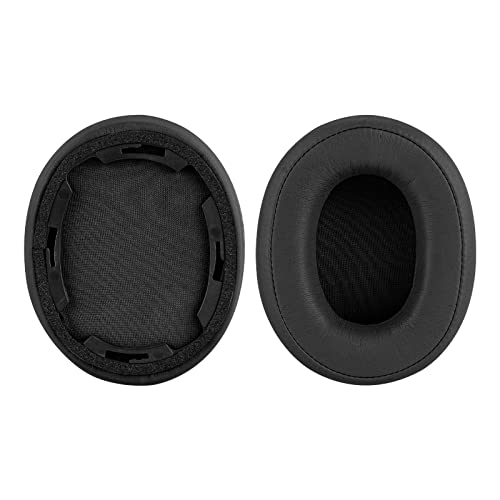 Almohadillas de repuesto Geekria para auriculares Audio-Technica ATH-SR50BT (no compatibles con ATH-SR5BT), cojines para orejas, piezas de reparación (negro) miniatura 3