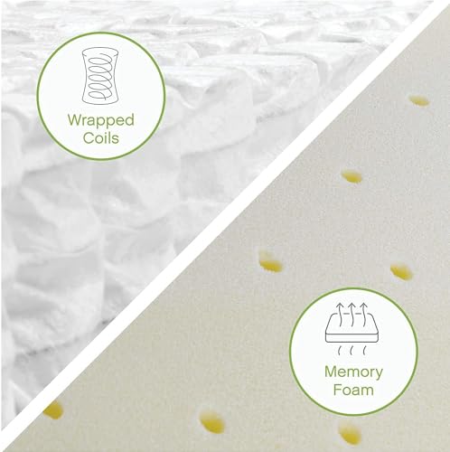 Image of Coirfit LUXURINO Pillow Top with ISPT Tech. 6 Inches Bonnell Spring Mattress, (72 x 60 inch)