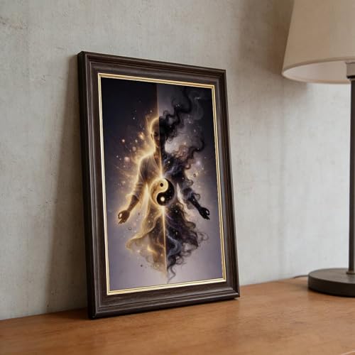 Tableau Yin-Yang pour transformer un mur vide en espace zen - 5