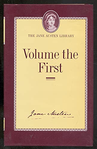 Volume the first (The Jane Austen library) 0805239375 Book Cover