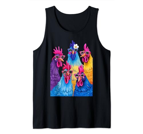 Funny Chicken Lover Farming Country Cottagecore Farm Mom Débardeur