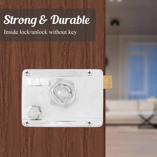 Ldexin Home Safety Vertical Keyway Cylinder Deadbolt Rim Lock Set Exterior Door Gate Lock Anti-Theft Door Locks For Left Opened #TOP5