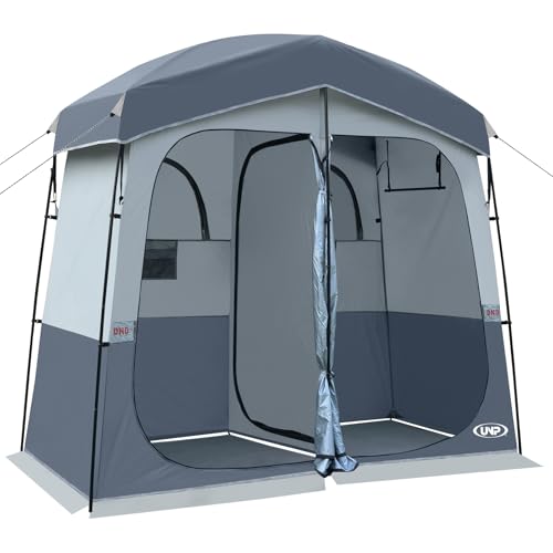 UNP Shower Tent 2 Rooms, Portable Privacy Tent Outdoor...