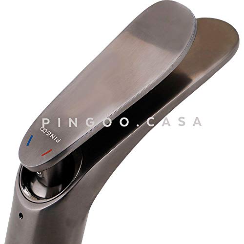 Pingoo.Casa, Torneira para Banheiro, Misturador Monocomando, Baixa Corumbá, Grafite