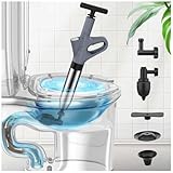 Mieaoll Toilet Unblocker, Toilet Unblocker Heavy Duty, Drain Unblocker Tool, for Bathroom Toilet Sink Floor Use