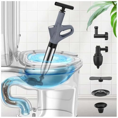 Mieaoll Toilet Unblocker Toilet Unblocker Heavy Duty Drain Unblocker Tool for Bathroom Toilet Sink Floor Use