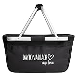 Huuraa panier Daytona Beach my love Panier cadeau pliable noir 20 litres Daytona Beach my love Présent