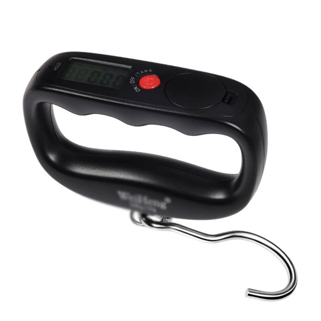 JFDBGU Pocket Digital Scale 50kg 10g LCD Electronic Scales Hand Held Hook Luggage Hanging Scale Backlight Balance Weighing