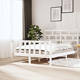 Montage facile à monter soi-même, assortiment clair : toutes les pièces en bois, les vis et les outils ainsi que les instructions illustrées étape par étape sont inclus ; temps de montage moyen de 45 minutes à deux, puis le cadre de lit stable attend le matelas 160 x 200 cm à commander séparément – Sommiers à lattes assortis également dans la gamme