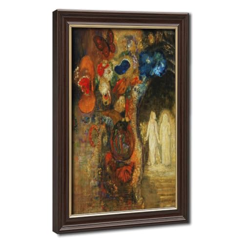 Odilon Redon Apparition 1905 affiche sur toile avec cadre à suspendre 20x30 cm