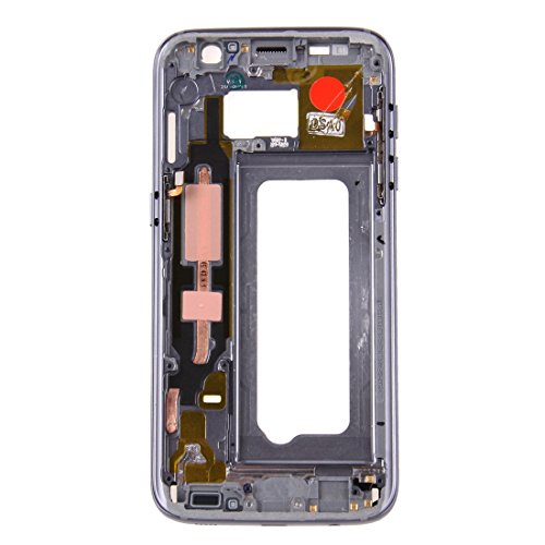 Boîtier LCD tordu solution plaque de cadre supérieur Galaxy S7 gris