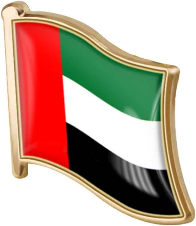 Country Flag Pin Badge International Travel Brooch Metal Alloy Souvenir Pin for Hat Clothes Backpack