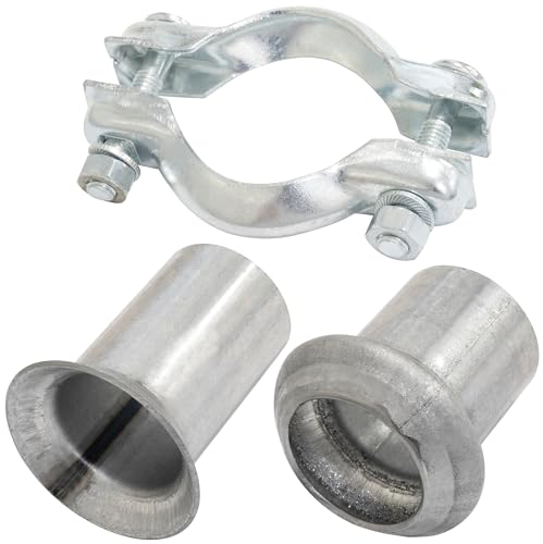 Kit de unión para conducto de escape Ø58 mm para reparar escapes sueltos