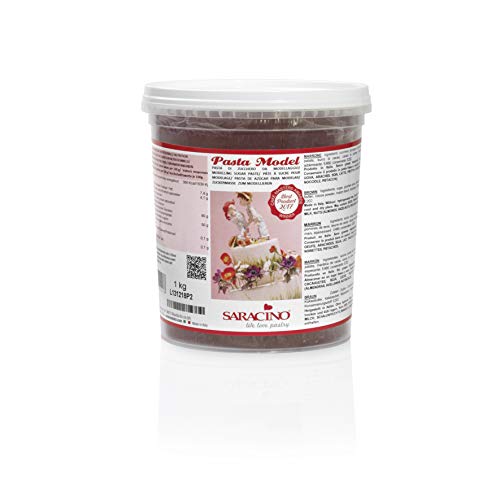 Saracino Pasta Di Zucchero Model Marrone Per Modellaggio Da 1 Kg...