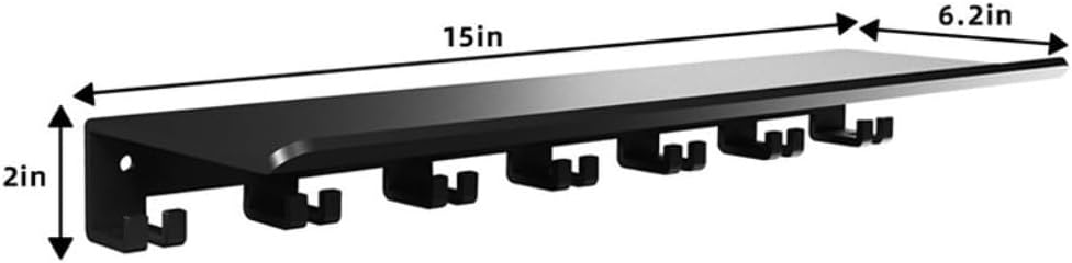 Wall Mounted Gym Equipment Organizer With Strong Metal Design And Multiple Hooks For Storing Heavy Barbells And Chains