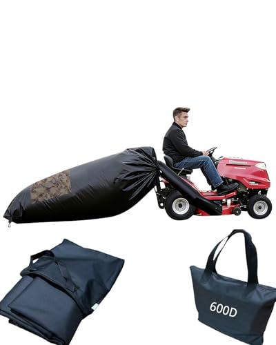 Lawn Tractor Leaf Bag 600D Heavy Duty Material 54.Cu.Ft Standard Leaf Bagger for Riding Lawn Mower,Heavy Duty Leaf Grass Collection Bagger (600D Leaf Bag)
