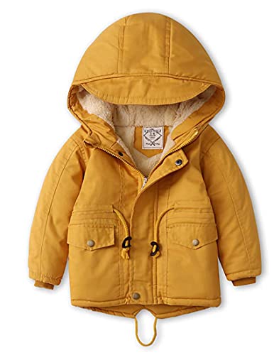 Image of Boys Girls Winter Outwear Coats, Kids Warm Outfits,Windproof Jacket for Toddler 1-8Y