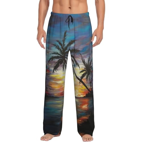 Pantalon de pyjama homme tropical L idéal pour vos soirées cocooning et nuits d'été