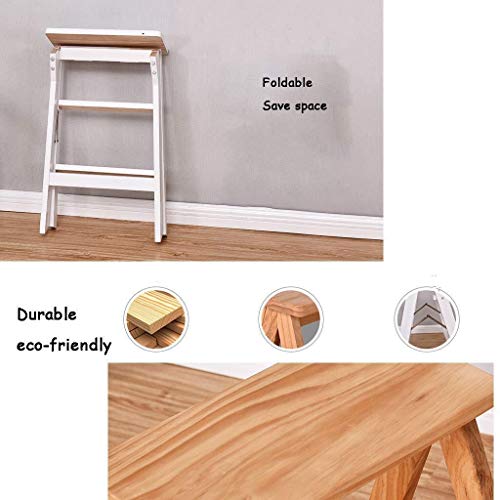 Taburete de escalera plegable y portátil para jardín 4