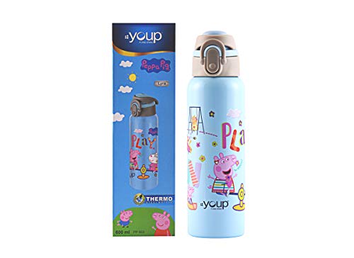 See full amazon price history chart for Youp Stainless Steel Sky Blue Color Peppa Pig Kids Insulated Double Wall Water Bottle Lyra - 600 ml (Sky Blue) Youp Stainless Steel Sky Blue Color Peppa Pig Kids Insulated Double Wall Water Bottle Lyra - 600 ml (Sky Blue) (B0863PZMLM) Amazon Price History, Amazon Price Tracker