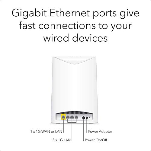 Image of NETGEAR Wireless Mesh Access Point and WiFi Extender (WAC564) - Tri-Band AC3000 WiFi Speed | Up to 600 Devices | 4 x 1G Ethernet LAN Port | MU-MIMO | Includes Insight Remote Management (Renewed)