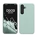 Produktbild kwmobile Schutzhülle kompatibel mit Samsung Galaxy S25 Hülle - Silikon Handy Case - Handyhülle für Samsung S25 weiche Oberfläche - kabelloses Laden für Galaxy S25 Case - Cool Mint