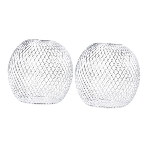 HOMSFOU Lampenschirm Aus Metall – Dekorative Außenbeleuchtung Für Terrassen-deckenventilator – Deckenlampenschirm – 2er-set HOMSFOU Lampenschirm Aus Metall – Dekorative Außenbeleuchtung Für Terrassen-deckenventilator – Deckenlampenschirm – 2er-set