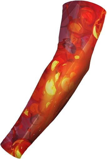 Pro Fire Lightning UV Sun Protection Arm Sleeves for Men Women Youth Kids Single