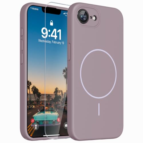 Image of Magnetic for iPhone 17e Case /iPhone 16e Case,Shockproof Matte Case,Lavender