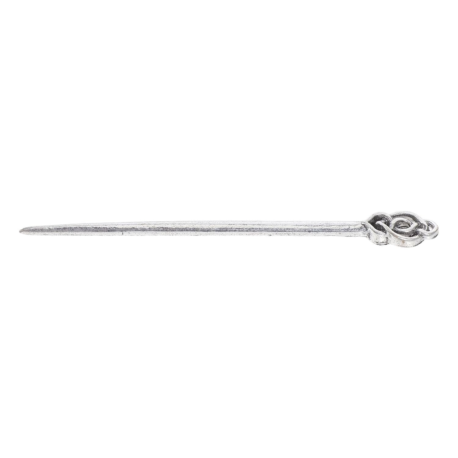STOBAZA Silver Metal Hairpin for Women Nordic Style, Versatile and Resistant to Deformation, Unique Vintage Hair Accessories for Music Festivals and Everyday Wear