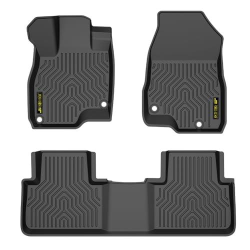 DOTCOM TPE Floor Mats Fit Acura RDX 2019 2020 2021 2022 2023 2024 All Weather Custom Fit Full Cover Protection 1st & 2nd Row Truck Mats Cargo Liner Accessories alfombras para carro
