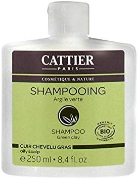 Cattier Green Clay Shampoo Oily Hair 250 ml, 4.0300, 250 ml (Pack of 1)