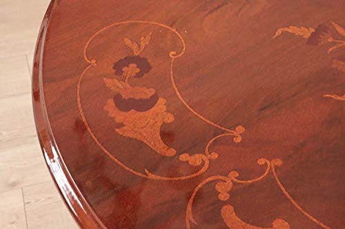 Amazon｜イタリア製 ダイニングテーブル 100cm 象嵌 高級家具