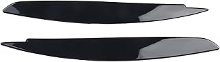 URPIZY Headlight Eyebrows for BMW 1 Series E87 E88 E81 E82 Cover Trim 2008-2013 Black Plastic Eyeshadow Bow Accessories, Headlight Bezels, ABS Plastic Car Tuning