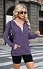 JomeDesign Sweaters for Women Long Sleeve Sweatshirt Fashion Hoodies Zip Up Loose Casual Fall Tops S-XXL #5
