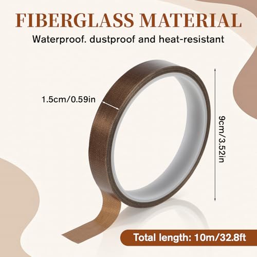 HJZHII 2 Rollen Dimming Tape Aufkleber, Verdunkelungsband LED Streifen Abdeckung Dimmen Light Elektronikgeräte Dimmaufkleber Klebeband für LED Strip TV Hintergrundbeleuchtung Deko (Braun)