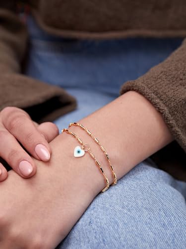 Image of MINUTIAE Stylish Fashion Double Chain for Womens & Girls Gift | Premium Stylish Dailywear Bracelets for Women's