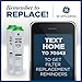 GE Under Sink Water Filter Replacement, Dual Flow, Reduces Sediment, Rust & Other Impurities from Water, Fits GXK255TBN Under Sink Filtration System, Replace Every 6 Months, FQK2J, 2 Filters