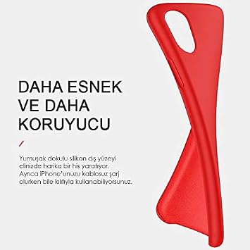 Microsonic Case for Apple iPhone XS Max Liquid Launch Silicone Red [Case Compatible with iPhone XS Max - Red]