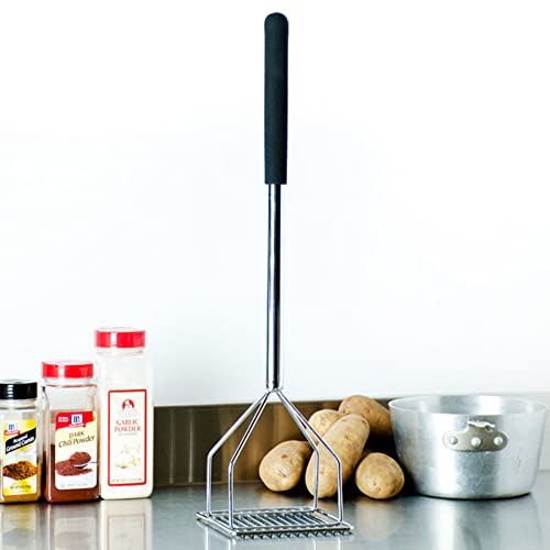 Truecraftware TC-24CMA 24-Inch Square Shape Potato Masher Chrome Plated thumb #1