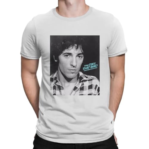 Photo de Bruce-The-E-Street-Band-Springsteen-Men-s-Tshirt-The-River-Individuality-T-Shirt-Harajuku-Streetwear