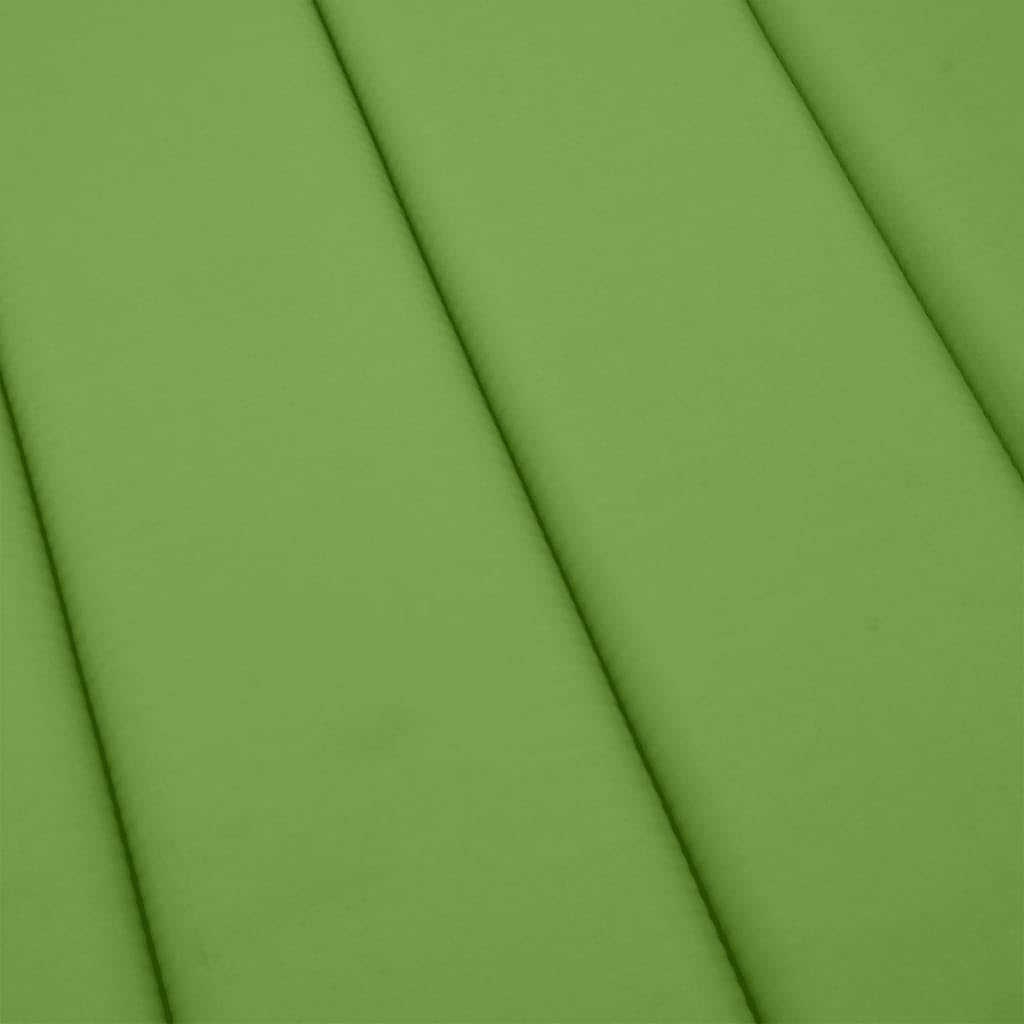 vidaXL Cuscino per Lettino Prendisole Verde mélange 200x70x4cm Tessuto, Cuscino, Cuscino per Seduta, Cuscino per Sedia, Cuscino da Esterno