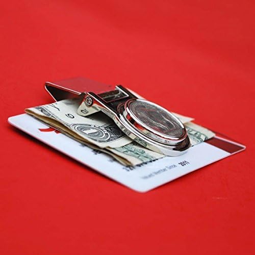 Miniatura 2 de US 1913 1938 Indian Head Buffalo Nickel 5 Cent Coin Bisagra Clip de dinero NUEVO