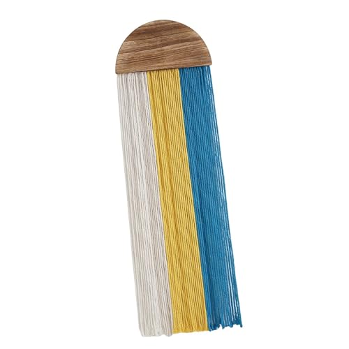 Tapisserie murale en coton moderne suspendue avec pompons FIRSTXIU pour décoration maison chic