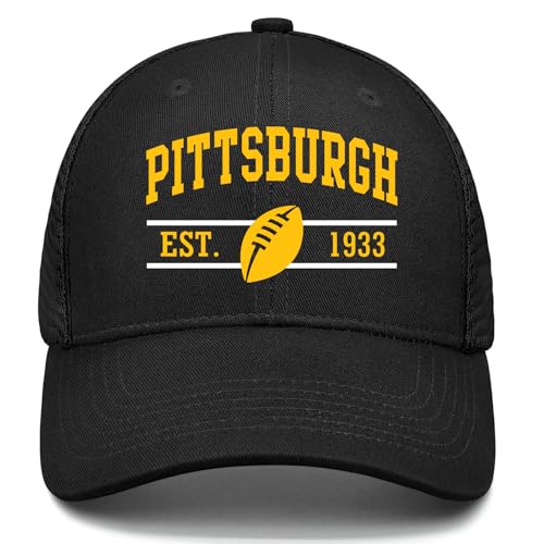 Kneenow Sports Fan Baseball Cap Classic Meshback Hat for Men Women Apparel Gifts Merch Gear Black